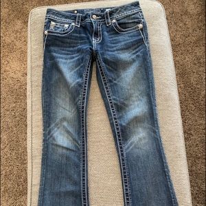 Super cute Miss Me boot cut jeans!